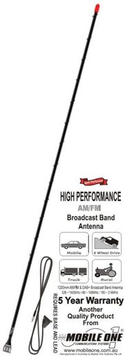 AM/FM ANTENNA LONG - MOBILE ONE