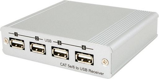 <NLA>USB OVER SINGLE CAT5e/6/7 TRANSMITTER AND RECEIVER (100m)