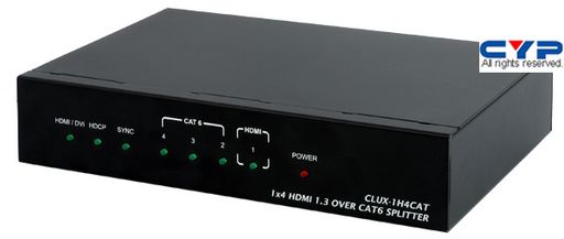 HDMI OVER DUAL-CAT6 EXTENDER SYSTEM 1080P DDC - CYPRESS