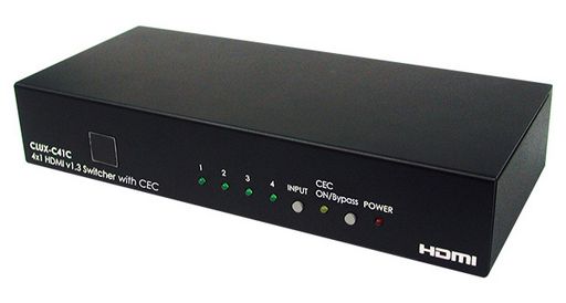 4x1 HDMI V1.3 SWITCH 1080P WITH CEC - CYPRESS
