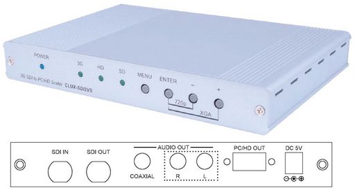 SDI TO PC/HD SCALER WITH AUDIO