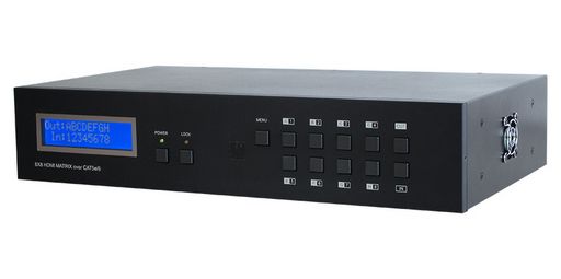 4x4 / 8x8 HDBaseT MATRIX WITH IR / RS-232 / PoC 1080P