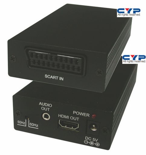 SCART TO HDMI SCALER BOX.