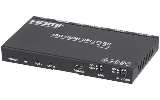 1 IN 2 OUT 4K 18G HDMI SPLITTER / DOWNSCALER