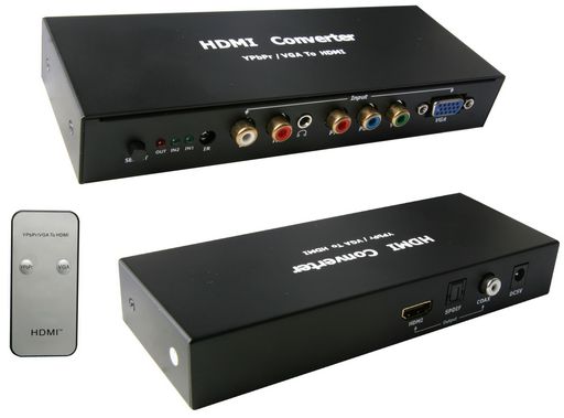 <OLD>COMPONENT & VGA TO HDMI CONVERTER