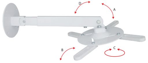 <NLA>15Kg CEILING/WALL PROJECTOR MOUNT