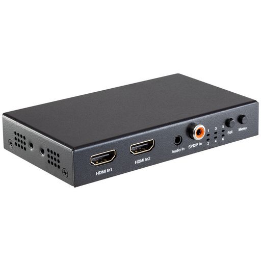 HDMI 4K 10G 1X2 SPLITTER OR 2X1 HDMI SWITCH - PRO2