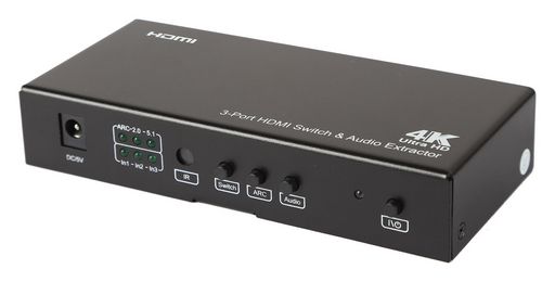 3x1 HDMI SWITCH 4K30 + AUDIO EXTRACTOR - PRO2