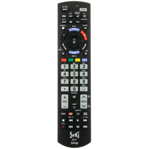 REMOTE FOR SONY TV - SEKI REPLACEMENT