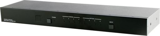 4×10 COAXIAL AND OPTICAL DIGITAL AUDIO SWITCHING SPLITTER