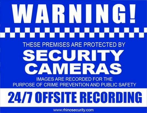 CCTV WARNING SIGNS