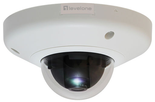 Fixed Dome IP Network Camera 3-Megapixel 802.3af PoE Vandalproof - Level1
