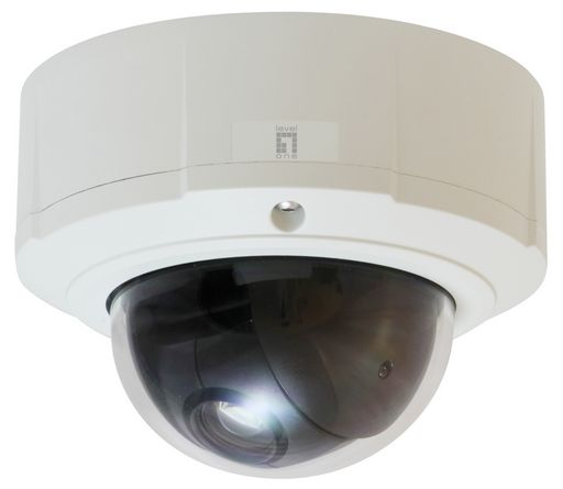 PTZ Dome IP Network Camera 5-Megapixel 802.3af PoE 10X Optical Zoom two-way audio Indoor/Outdoor - Level1