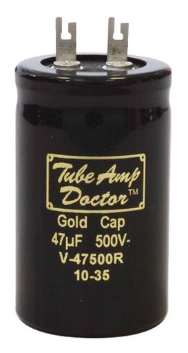 RADIAL ELECTROLYTIC GOLD CAPS - TAD