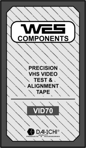 PRECISION VHS ALIGNMENT TAPE