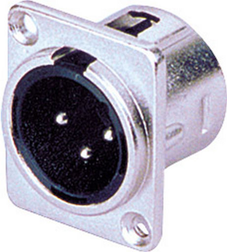 CONNECTOR - XLR-3M CHASSIS MOUNT