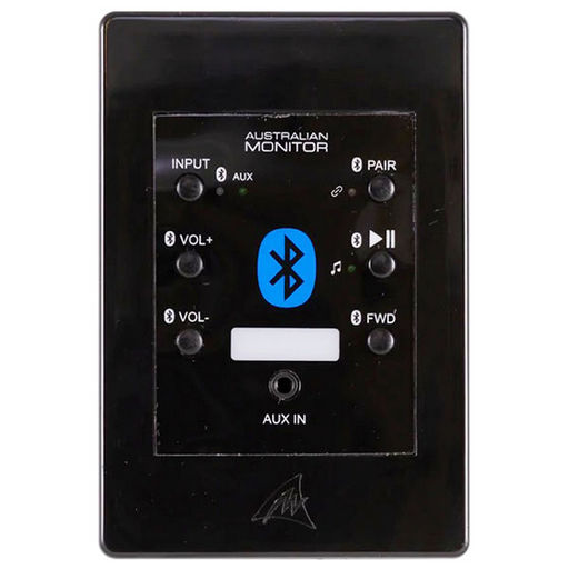 BLUETOOTH® AUDIO RECEIVER WALL PANEL WITH AUX INPUT