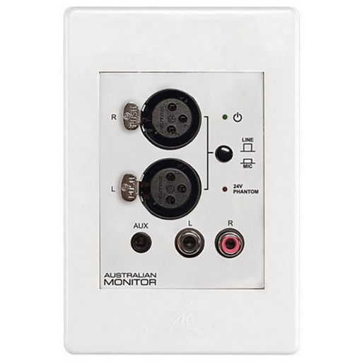 WALL PANEL WITH MIC/XLR/RCA/3.5MM INPUT