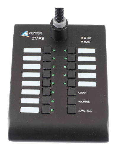 PAGING MICROPHONE WITH 8 ZONE CONTROL