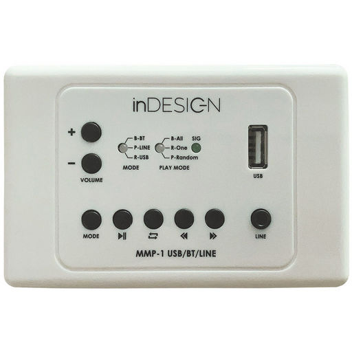 MULTIMEDIA PLAYER WALLPLATE CONTROL PANEL