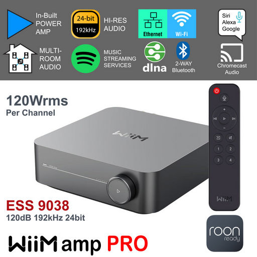 WIIM-AMP-PRO Wiim-Amp-Pro Wireless Streaming Integrated Amplifier