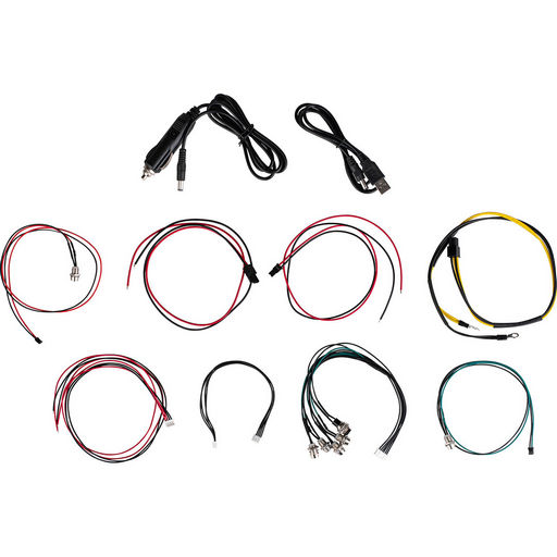 DC CHARGING POWER CABLES AND LED LIGHT DIY KIT