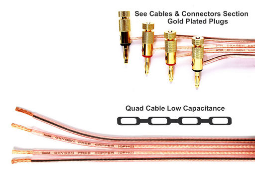 12AWG SOUNDLINK-QUAD OFC SPEAKER CABLE FOUR PLY ULTRA FLAT