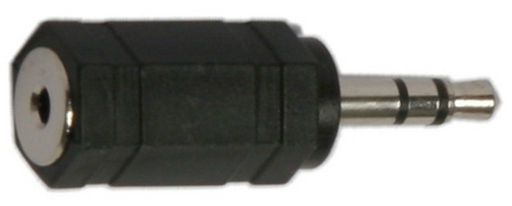 2.5MM STEREO SOCKET TO 3.5MM STEREO PLUG