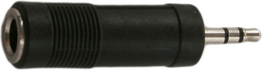 3.5MM STEREO PLUG TO 6.3MM STEREO SOCKET