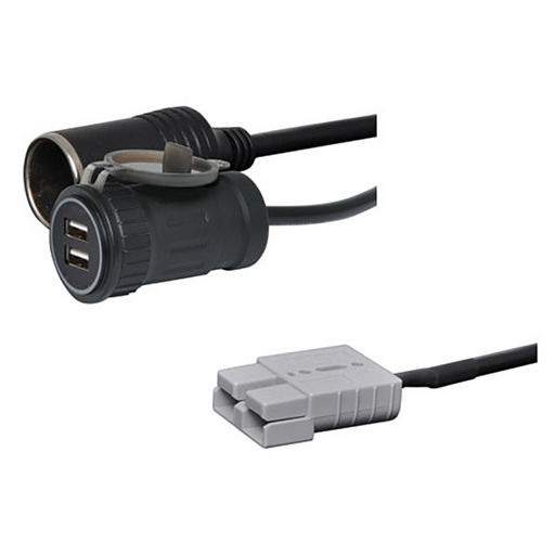 ANDERSON STYLE TO 2X USB & CAR ACCESSORY SOCKET