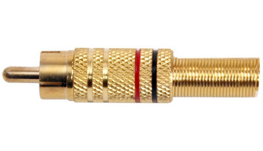 RCA PLUGS - GOLD PLATED