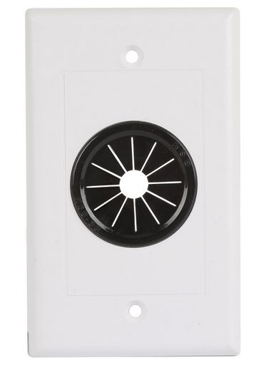 WALL PLATE WITH SNAP BUSHING