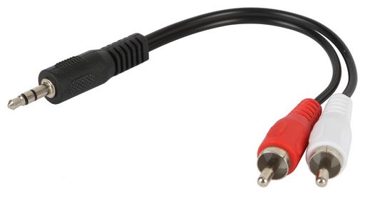 3.5MM STEREO TO 2x RCA PLUGS