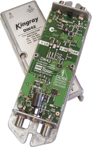 40dB DISTRIBUTION AMPLIFIER VHF/UHF DW42