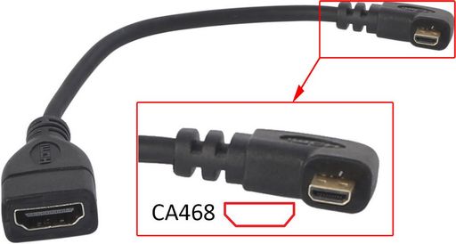 MICRO-HDMI TO HDMI CABLE ADAPTOR