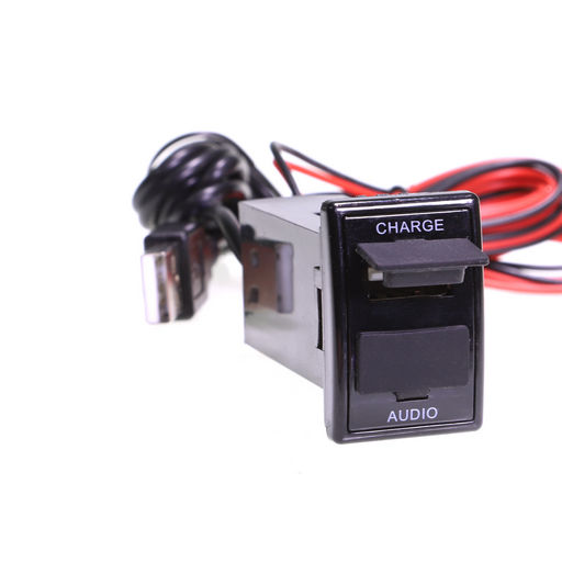 DUAL USB CHARGE & SYNC TO SUIT FORD & MAZDA (23.5MM X 30.5MM)