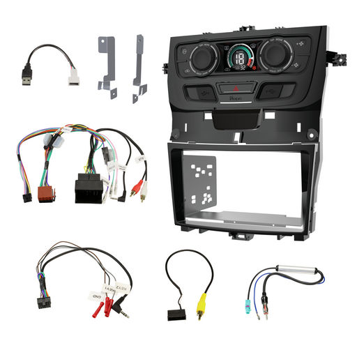 DOUBLE DIN INSTALL KIT TO SUIT HOLDEN VE SERIES 2 (PIANO BLACK)