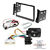 DOUBLE DIN INSTALL KIT TO SUIT HOLDEN COMMODORE VT SERIES I, II; VX SERIES I, II & VU (BLACK)