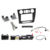 DOUBLE DIN BLACK INSTALL KIT TO SUIT BMW - 1 SERIES (WITH MANUAL CLIMATE CONTROL)