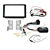 DOUBLE DIN BLACK INSTALL KIT TO SUIT TOYOTA - HILUX (INTERNAL FACIA DIMENSIONS 177MM X 100MM)