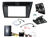 DOUBLE DIN BLACK INSTALL KIT TO SUIT AUDI - A4 & A5 (AMPLIFIED & NON MMI)
