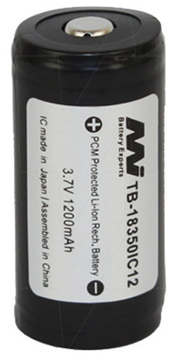 18350 Li-ION RECHARGEABLE TORCH BATTERY