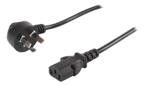 IEC C13 TO 10A RIGHT ANGLE MAINS POWER CORD