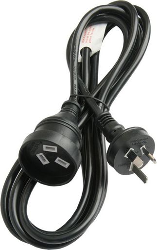 EXTENSION LEADS BLACK