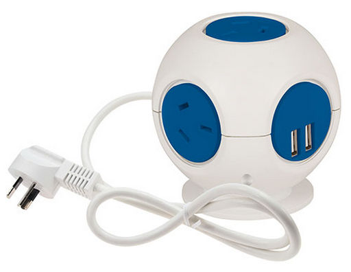 4 WAY POWER BLOCK WITH USB 2.1A