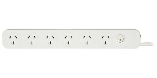 6 WAY SURGE PROTECTED POWERBOARD