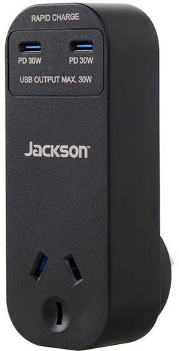 WALL CHARGER 2x USB-C PD 30W