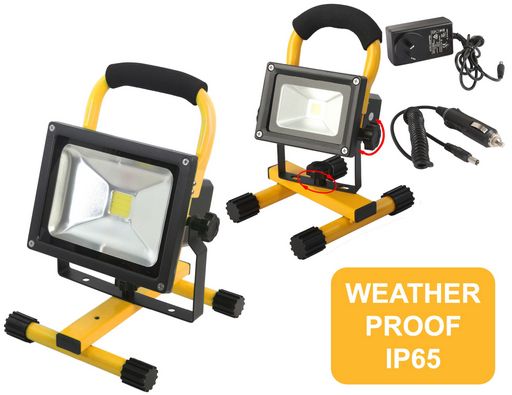 LED PORTABLE WORKLIGHT IP65 RECHARGEABLE