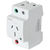 3 PIN DIN MOUNT DOUBLE POLE GPO 15A