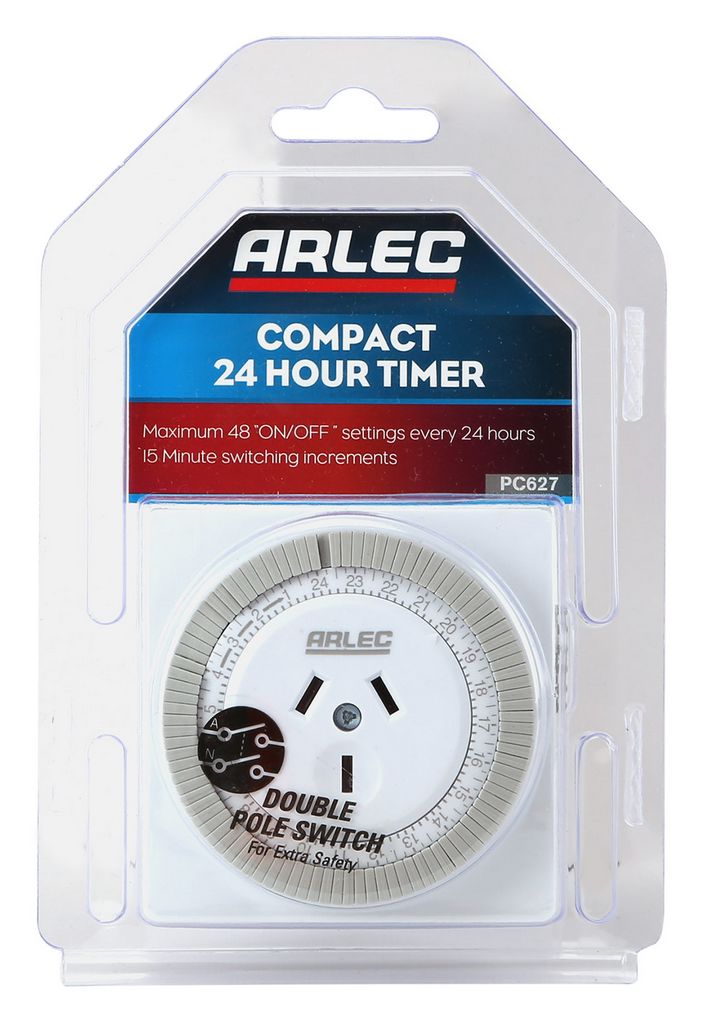Arlec 24 Hour Mechanical Timer